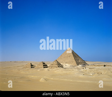 Gizah Giseh Egypte Pyramide Pyramide Pyramiden Banque D'Images