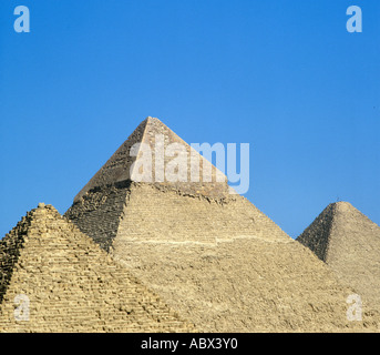 Gizah Giseh Egypte Pyramide Pyramide Pyramiden Banque D'Images