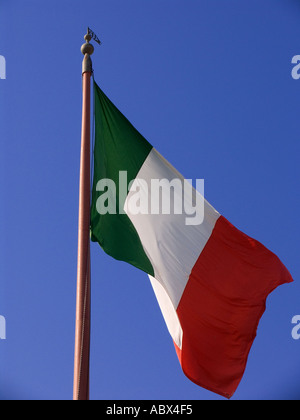 Drapeau de l’Italie Banque D'Images