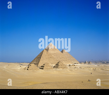 Gizah Giseh Egypte Pyramide Pyramide Pyramiden Banque D'Images