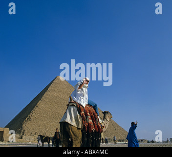 Gizah Giseh Egypte Pyramide Pyramide Pyramiden Banque D'Images