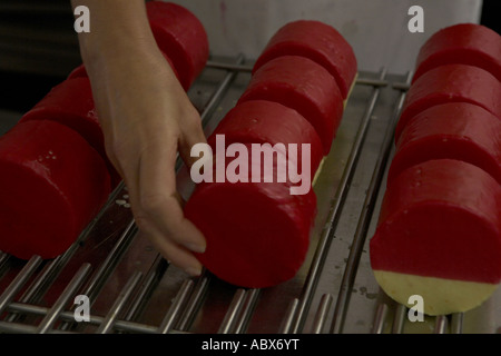 L'épilation à l'île de fromage Cheese Company Ile d'Arran en Écosse Banque D'Images