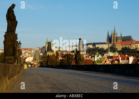 République tchèque, Prague, Charles Bridge Banque D'Images