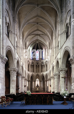 Lisieux, Kathedrale, Blick nach Osten Banque D'Images