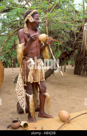 Afrique du Sud homme Zoulou Banque D'Images