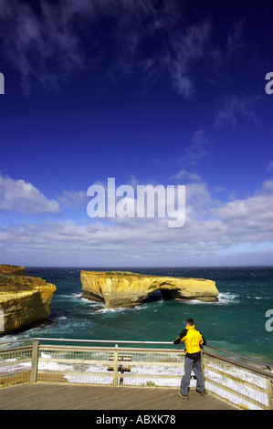 London Bridge Port Campbell National Park Great Ocean Road Victoria Australie Banque D'Images