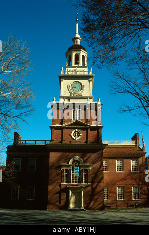 L'Independence Hall de Philadelphie, en Pennsylvanie USA Banque D'Images