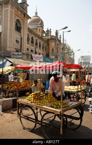 Marché de rue Charminar Bazar Hyderabad Andhra Pradesh, Inde Banque D'Images