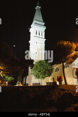 La vieille ville de Rovinj Istrie Croatie Ancienne ex-Yougoslavie Rovigno Croatie Hrvatska Istra Istrie l'Europe de l'Est Banque D'Images