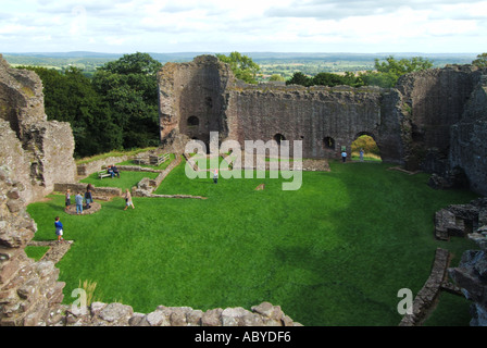 Château Blanc près d'Abergavenny Banque D'Images