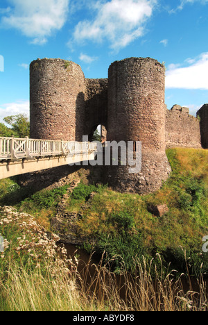 Château Blanc près d'Abergavenny Banque D'Images