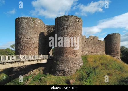 Château Blanc près d'Abergavenny Banque D'Images