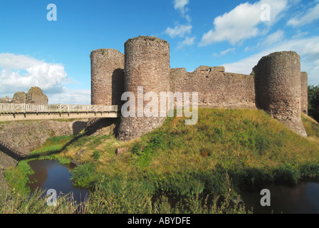 Château Blanc près d'Abergavenny Banque D'Images