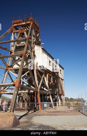 La jonction historique Broken Hill Mine Outback Australie Nouvelle Galles du Sud Banque D'Images