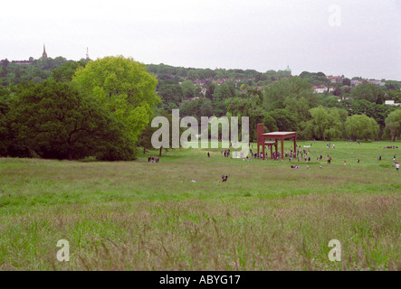 L'auteur de la colline du Parlement Angleterre Londres Hampstead Heath Banque D'Images