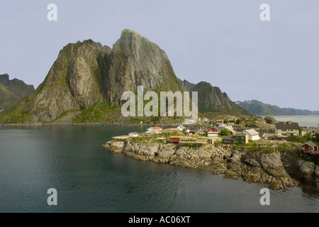 La Norvège. Le Nordland. Iles Lofoten. Hamnøy Banque D'Images