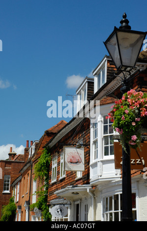 Bâtiments géorgiens dans Castle Street Farnham Surrey Banque D'Images