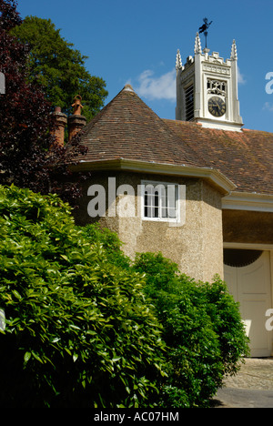 Entrée au château de Farnham Surrey Angleterre garder Banque D'Images