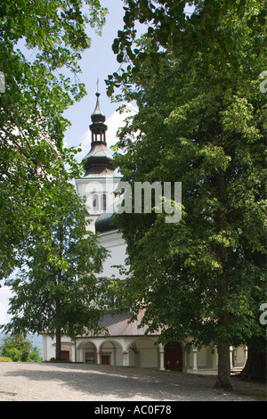 Église de pèlerinage Mariae Ascension cerkev dans Vnebovzetja Marije Périphérique Nova Stifta La Slovénie Banque D'Images