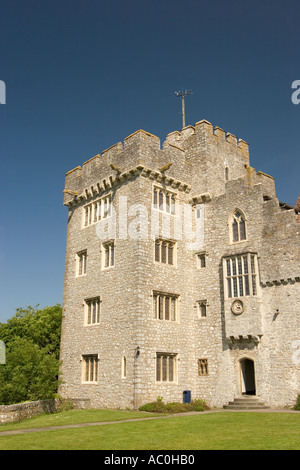 Pays de Galles Glamorgan St Donats Château la tour du Collège de l'Atlantique Banque D'Images