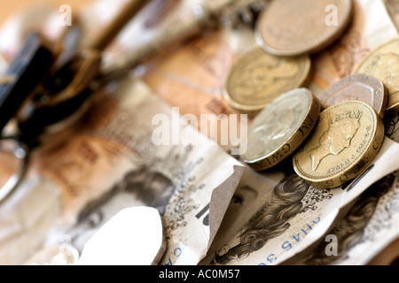 des pièces de monnaie Banque D'Images