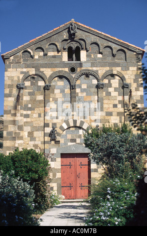 Église de la Trinité et San Giovanni - Aregno, Corse, France Banque D'Images