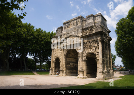 - Arc de Triomphe arc de triomphe d'Orange Provence France Banque D'Images