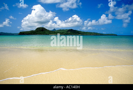 L'îlot de sable blanc de Sazilé Mayotte comores france Banque D'Images