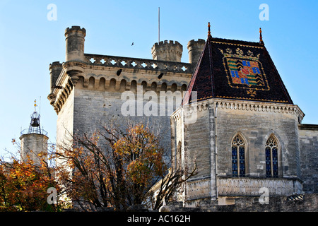 Le palais ducal, Uzès, France. Banque D'Images