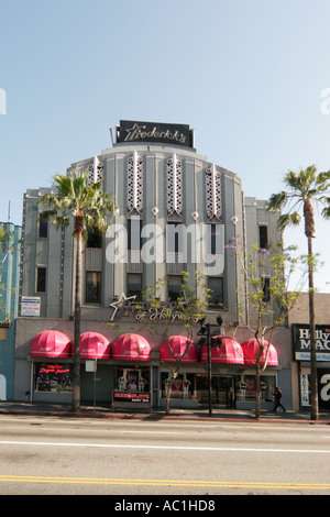 Hollywood California USA Fredericks of Hollywood costumier Banque D'Images