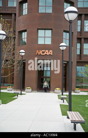 Indianapolis Indiana Le siège de la National Collegiate Athletic Association Banque D'Images