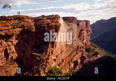 Vue sur mur sud du canyon, Kings Canyon (Watarrka National Park), Territoire du Nord, Australie, horizontal, Banque D'Images