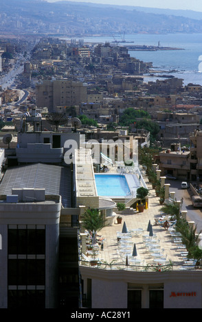 Vue générale de Beyrouth, la capitale du Liban. Banque D'Images