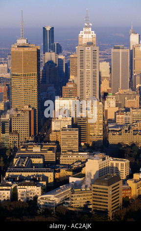 Toits de Melbourne Australie Banque D'Images
