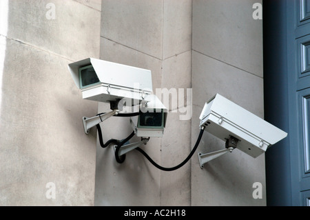 Caméras de sécurité CCTV London England UK Banque D'Images