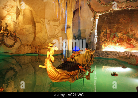 Grotte de Vénus au château de Linderhof, Bavière, Allemagne Banque D'Images