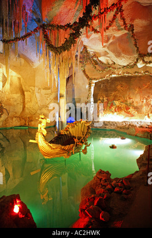 Grotte de Vénus au château de Linderhof, Bavière, Allemagne Banque D'Images