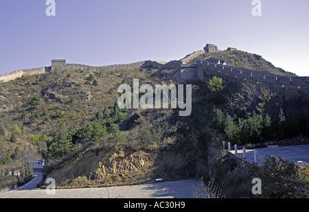 SIMATAI CHINE La Grande Muraille de Chine comme vu dans la région de Simatai Banque D'Images