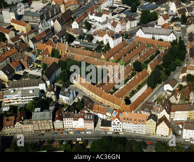 Augsbourg, la Fuggerei première build beteewn 1514 et 1523, l'Allemagne, la Bavière, Augsbourg Banque D'Images