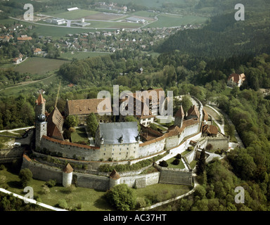 Castel Coburg, Allemagne, Bavière, Haute-Franconie, Coburg, Oberfranken Banque D'Images