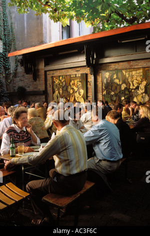 Allemagne, Francfort, Adolf Wagner applewine tavern, Sachsenhausen Banque D'Images