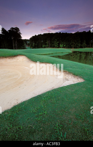 L'Alabama, Robert Trent Jones Golf Trail, Greenville, crête de Cambrian, Driving Range Banque D'Images