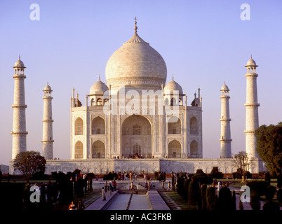 Agra, le Taj Mahal incomparable Banque D'Images