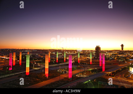Sculpture de lumière à l'Aéroport International de Los Angeles LAX El Segundo Los Angeles County California United States Banque D'Images