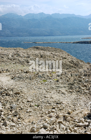 La plupart Paski l''île de Pag Dalmatie zadar croatie ancienne ex-Yougoslavie Pago Dalmacija Bafile 201 Croatie Hrvatska Moyen-orient Europe de l'Est Banque D'Images