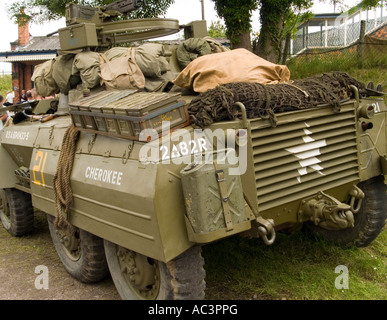 Une Jeep Cherokee américaine à un événement 1940 Re-Enactment au Great Central Railway, Leicestershire Banque D'Images