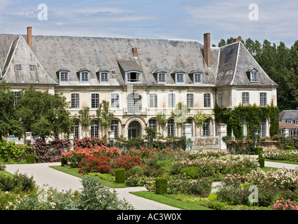 Abbaye de Valloires, abbaye de valloires Abbaye cistercienne du 18 siècle avec jardins formels dans le nord de la france en europe ue Banque D'Images