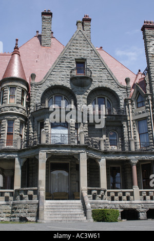 Craigdarroch Castle magnifique hôtel particulier de l'ère victorienne à Victoria British Columbia Canada Banque D'Images