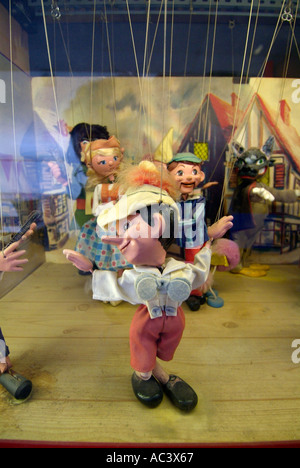 Pinocchio string puppet pier de jeux électroniques UK GB EU Europe Banque D'Images