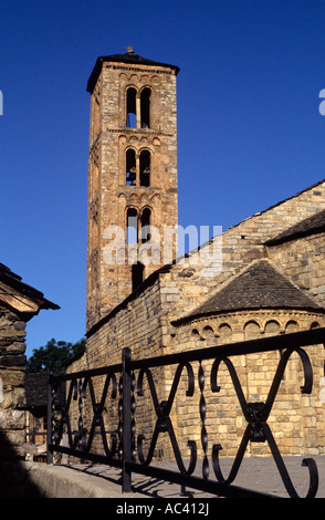 Santa Maria de Taüll. Église romane (s. XII). Taüll. Alta Ribagorça. Lleida. Espagne Banque D'Images